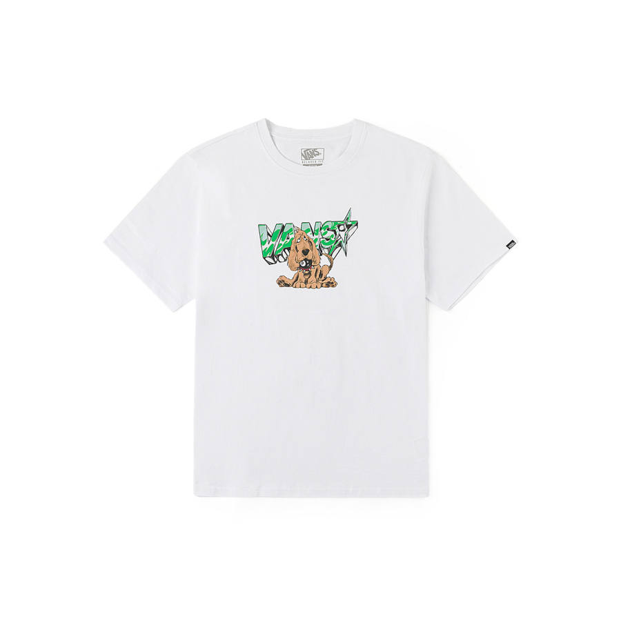Vans Vans T Shirts Unisex White Crew Neck Moderate