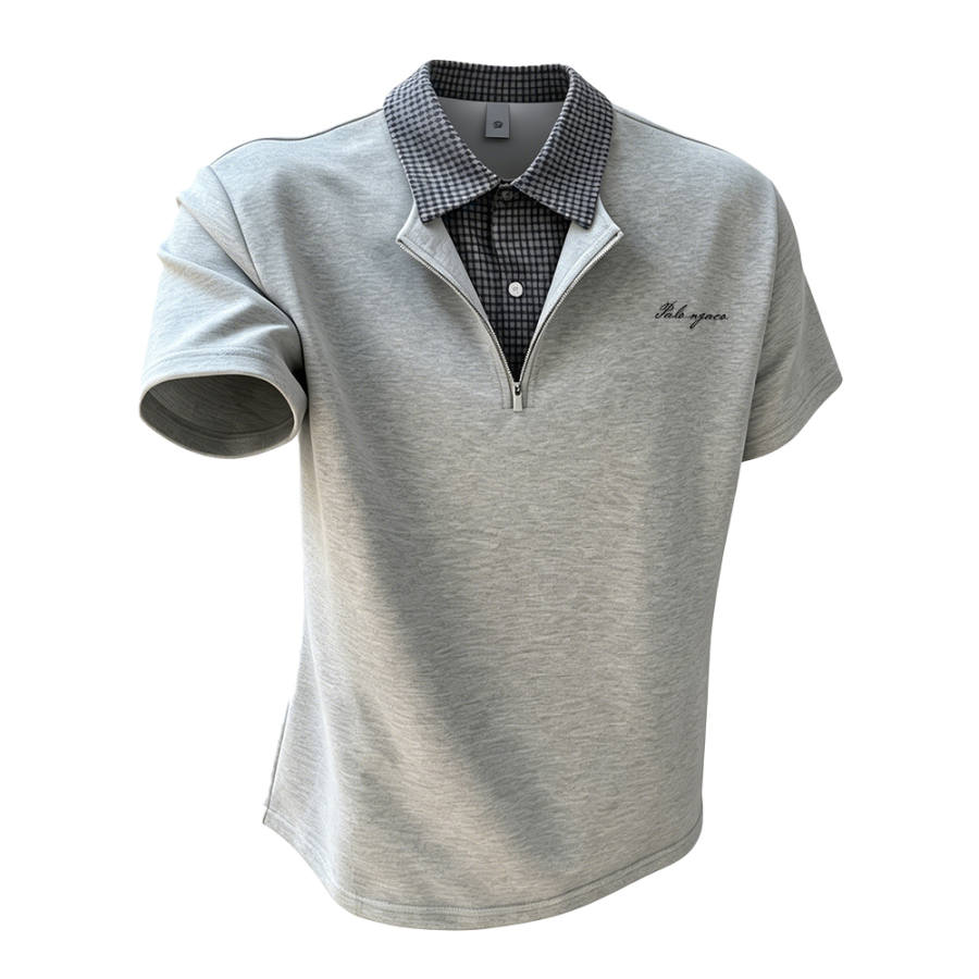 PAL ONGACO Polo Shirts Unisex Polo Collar Moderate Straight Fit
