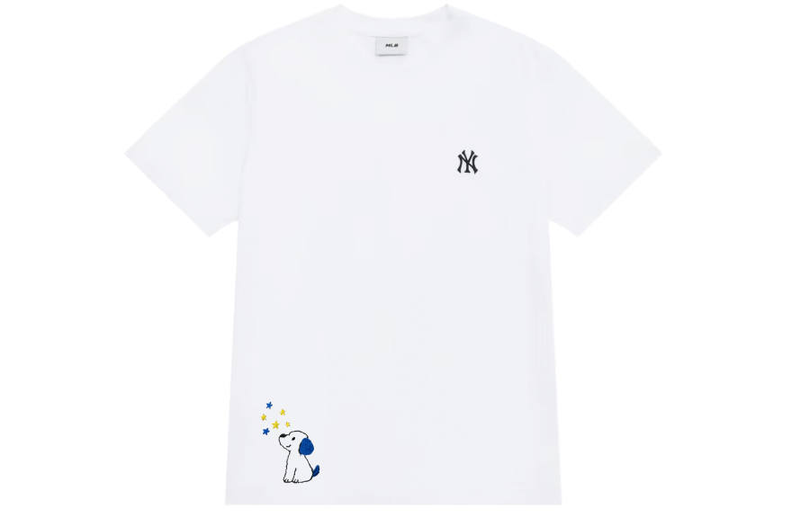 MLB MLB T Shirts Unisex White Crew Neck Straight Fit