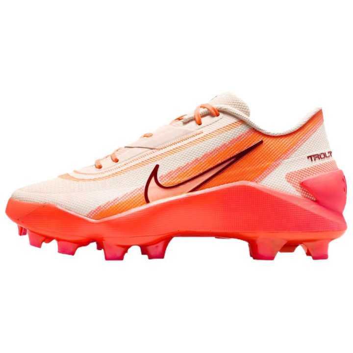 Nike Nike Diamond Showcase Baseball Shoes Unisex Beige Apricot Orange Red