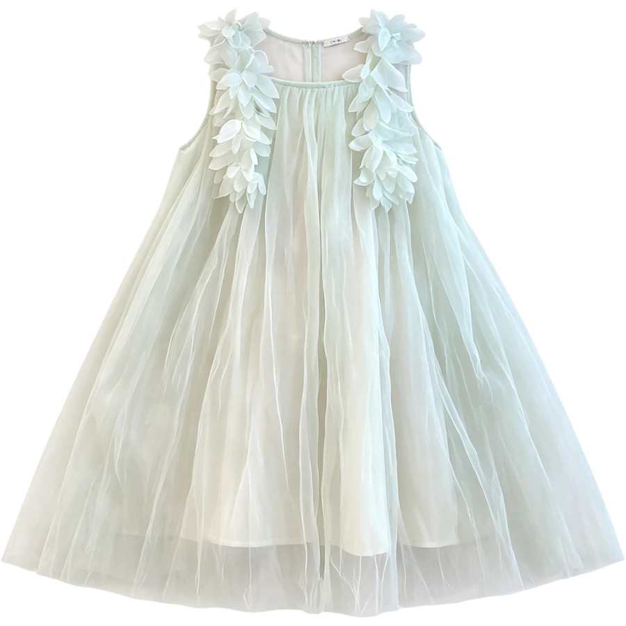 YALU Girl's Strappy Mesh Dress Kids'