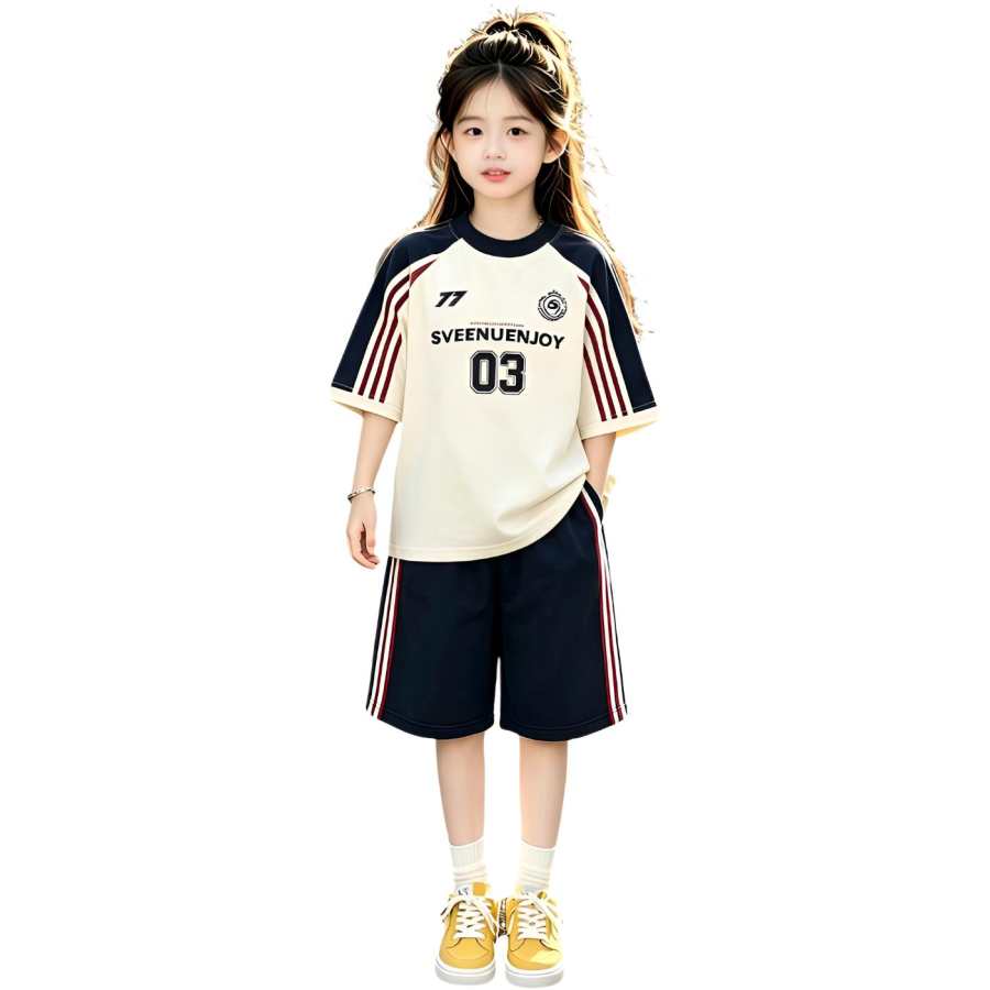 TNTX Kids Casual Sportswear Crew Neck Thin Stretch Other
