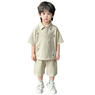 Lanza Kids Casual Sportswear Polo Collar Thin Stretch