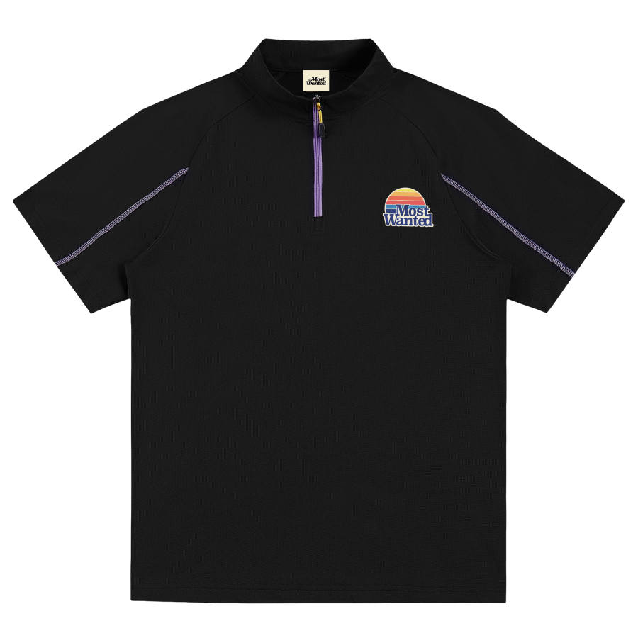 MostwantedLab T Shirts Unisex Stand Collar Moderate Straight Fit