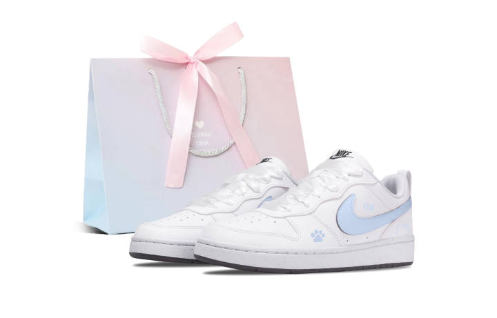 Nike Nike Court Borough Low top Skateboard Shoes Women's Blue