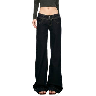 Aaisup Jeans Women's Moderate Flared Pants