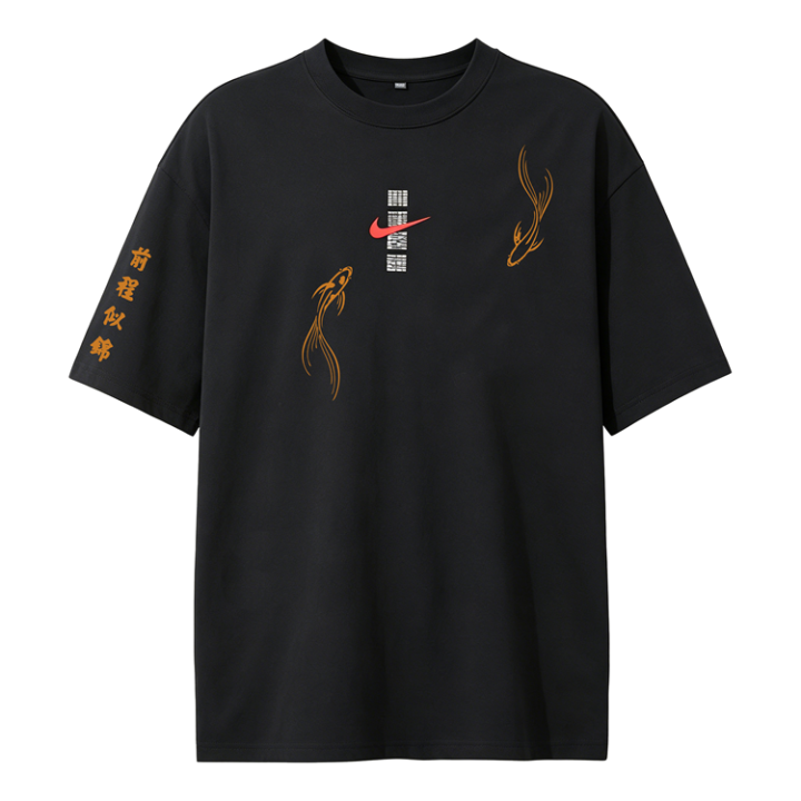 Nike Nike Sportswear T Shirts Unisex Black Crew Neck Straight Fit