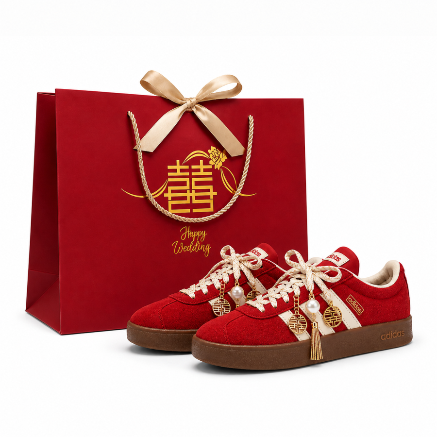 Adidas Adidas Vl Court Classic Exquisite Perfect Match German Army Trainers Unisex