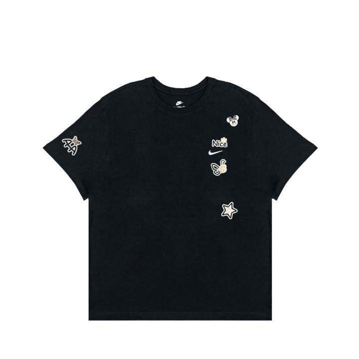 Nike Nike T Shirts Unisex Black Crew Neck Moderate Straight Fit