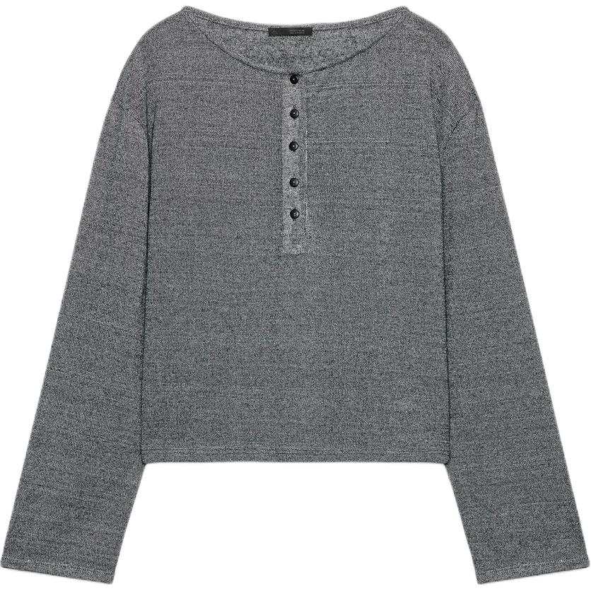 ZARA Knitwear Women's Zebra Print Gray Moderate