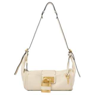 Chloé Chloe Buffalo Leather Crossbody Bags Women's Ivory