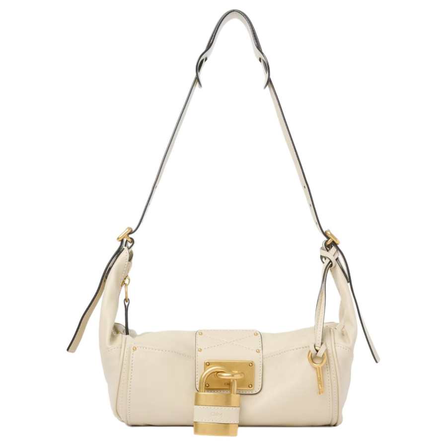Chloé Chloe Buffalo Leather Crossbody Bags Women's Ivory