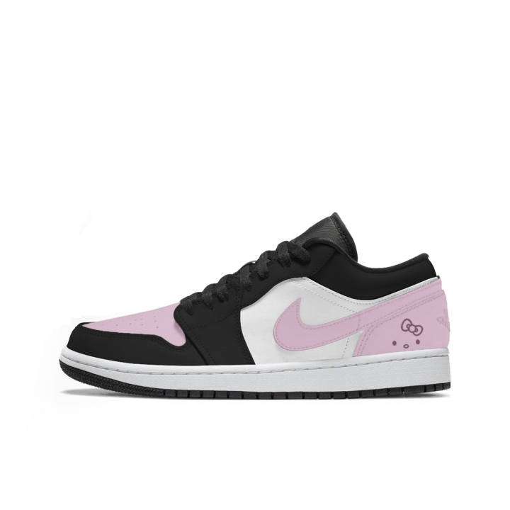 Jordan Jordan Air Jordan 1 Pink Cat Journal Slip Resistant, Abrasion Resistant, Breathable Skateboard Shoes Women's Girly Pink
