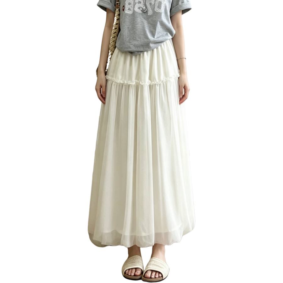 SIXUSICHOU Women's Apparel Casual Long Skirt Women's