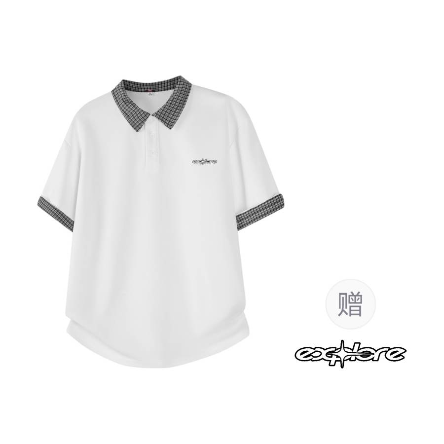 BALENO Polo Shirts Women's Henry Collar Thin Straight Fit