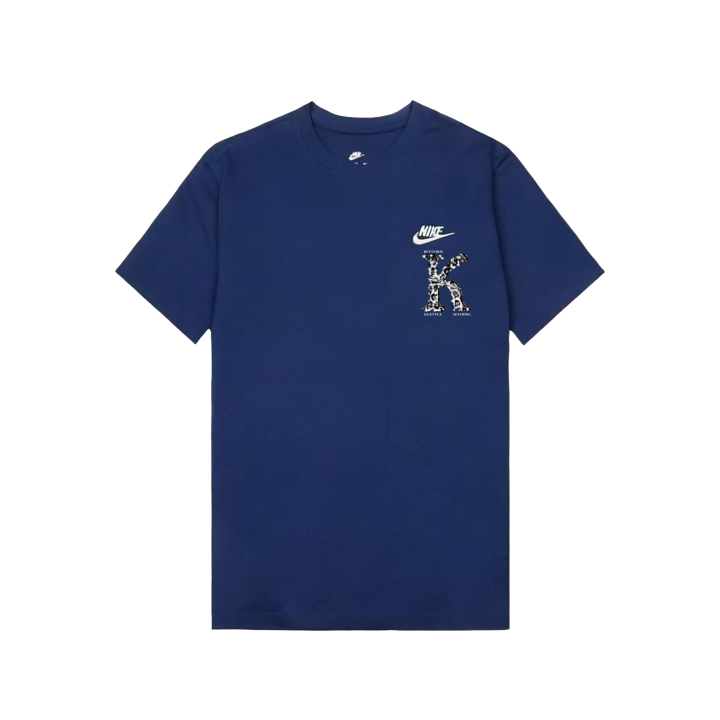 Nike Nike Sportswear T Shirts Unisex Dark Navy Blue Crew Neck Moderate
