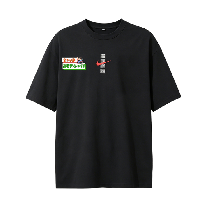 Nike Nike Sportswear T Shirts Unisex Black Crew Neck Straight Fit
