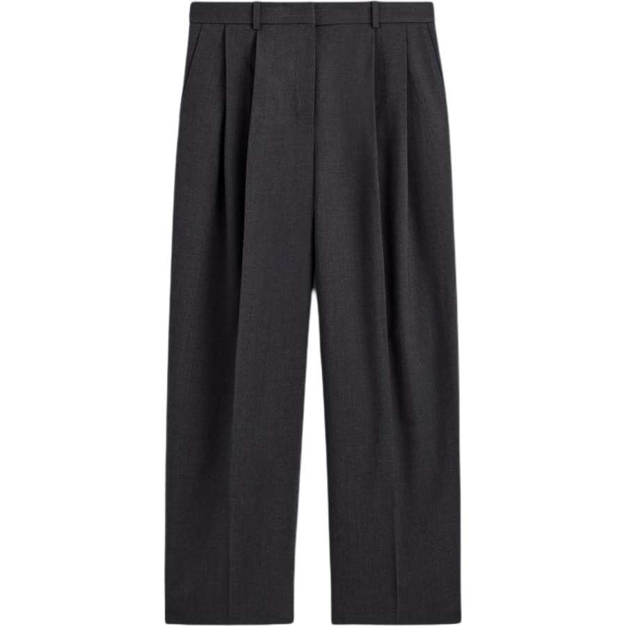 COS Casual Pants Women's Dark Gray Moderate Wide Leg Pants