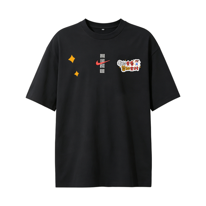 Nike Nike Sportswear T Shirts Unisex Black Crew Neck Straight Fit