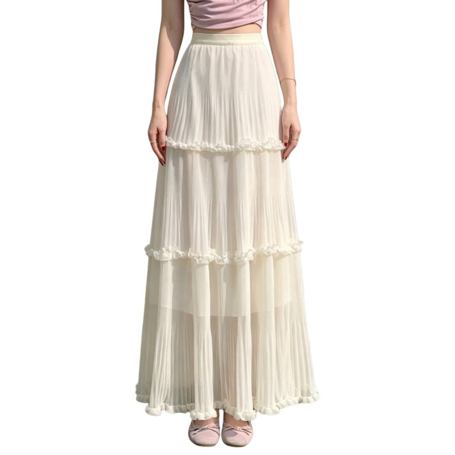 SIXUSICHOU Casual Long Skirt Women's