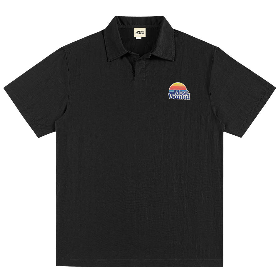 MostwantedLab T Shirts Unisex Lapel Moderate Straight Fit