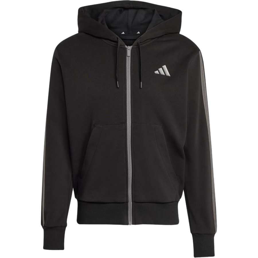 Adidas Adidas Sweatshirts Men's Black Hooded Non Detachable Moderate