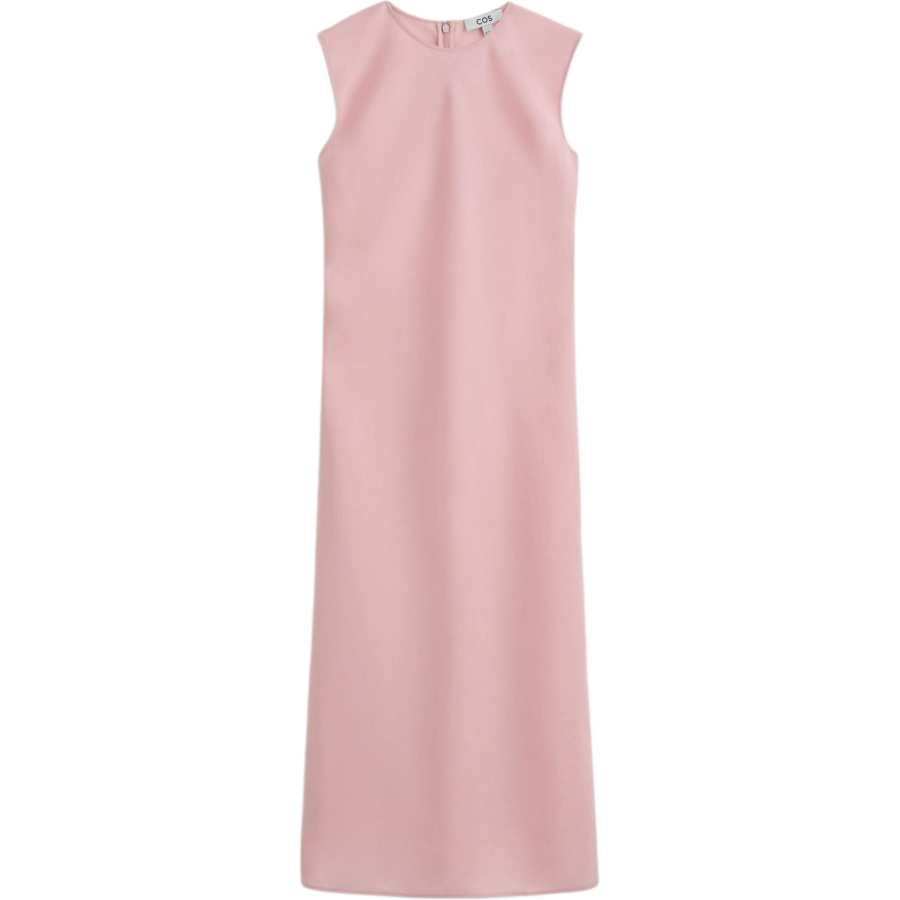 COS Sleeveless Dresses Women's Pink Crew Neck Moderate