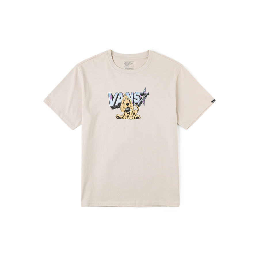 Vans T Shirts Unisex Earth Tone Crew Neck Moderate