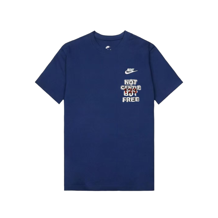 Nike Nike Sportswear T Shirts Unisex Dark Navy Blue Crew Neck Moderate