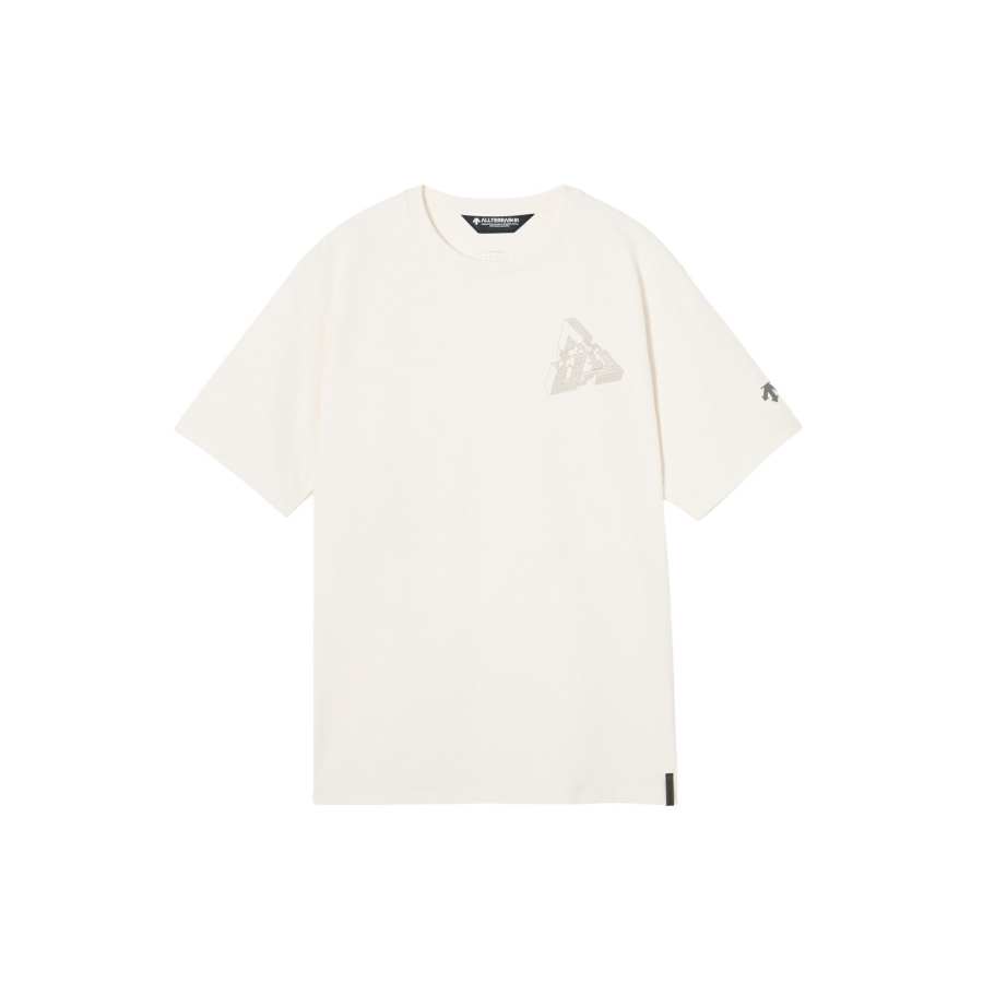 DESCENTE ALLTERRAIN 81 SS26 BLANC T Shirt Unisex