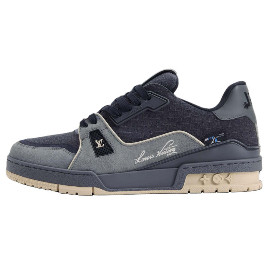 LOUIS VUITTON Trainer Outdoor Low top Skateboard Shoes Men's Gray