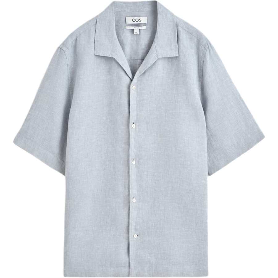COS COS Shirts Men's Gray Blue Moderate