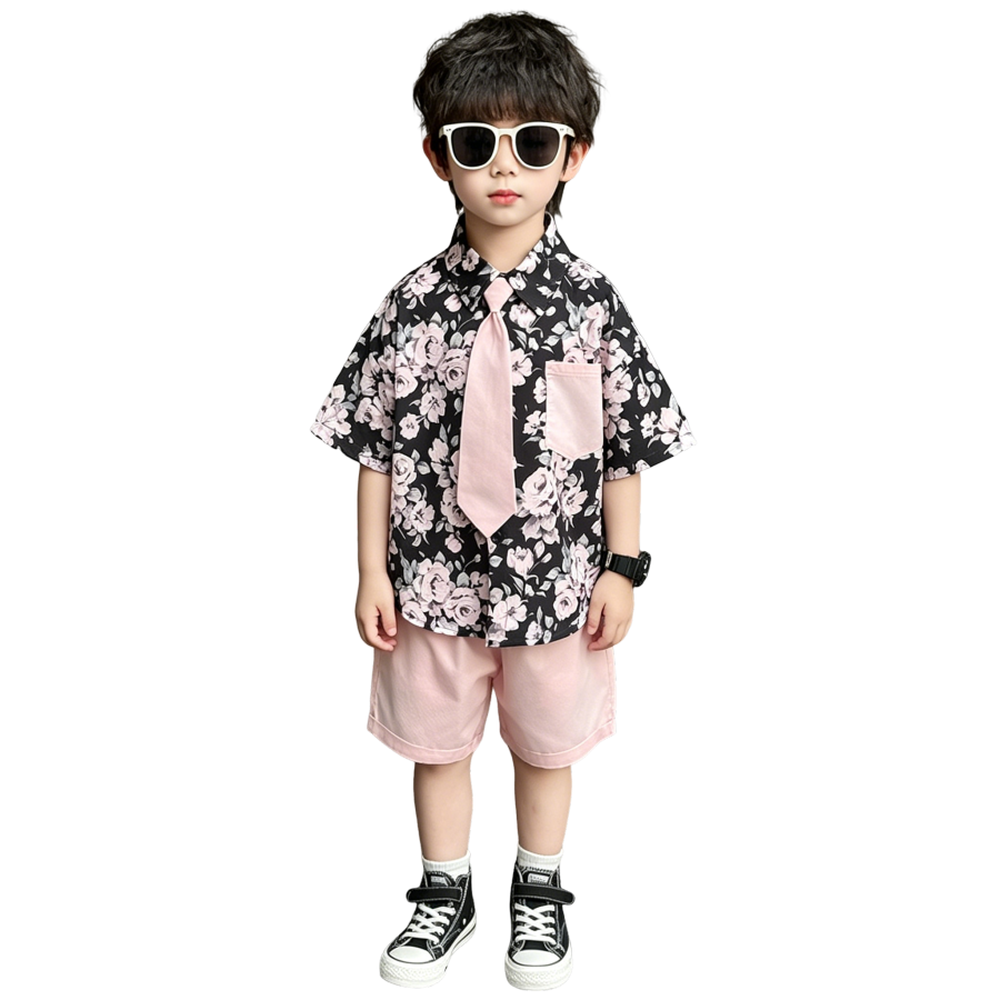 Lanza Kids Casual Sportswear Polo Collar Thin Stretch