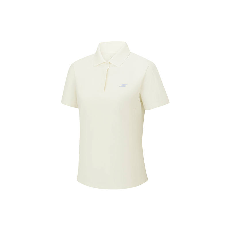 Skechers Polo Shirt Women's Marshmallow White