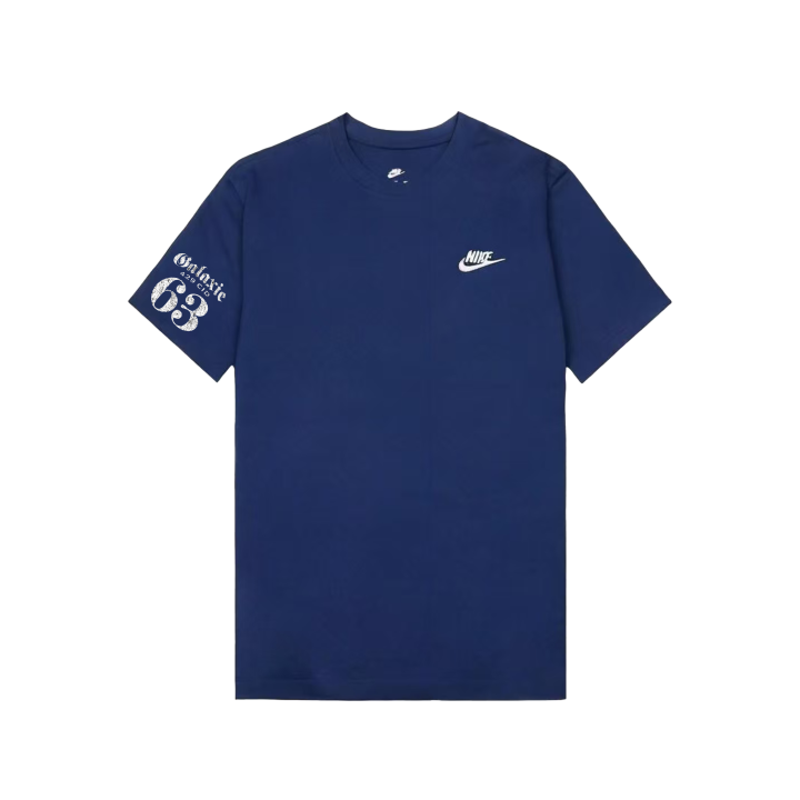 Nike Nike Sportswear T Shirts Unisex Dark Navy Blue Crew Neck Moderate