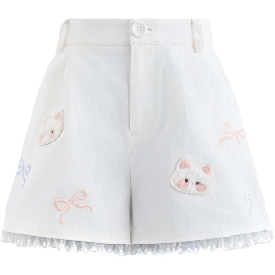 SNBL SNBL Casual Shorts Women's White Moderate