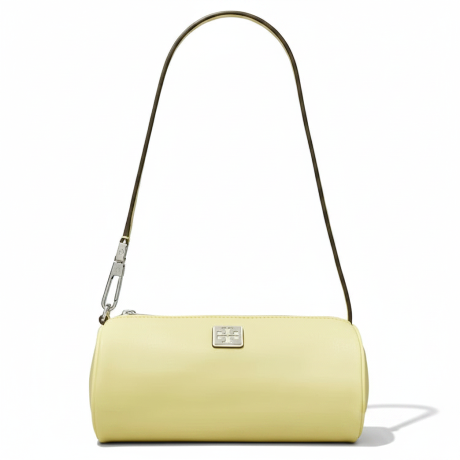 TORY BURCH VIRGINIA Fabric Shoulder Bag Women's Yellow