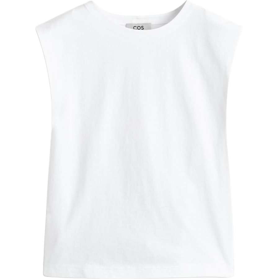 COS Tank Tops Women's White Crew Neck Other