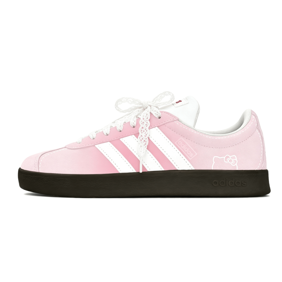 Adidas Adidas VL COURT 2.0 Skateboard Shoes Unisex Pink