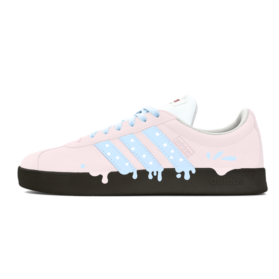 Adidas Adidas VL COURT 2.0 Slip Resistant, Abrasion Resistant, Lightweight Low top German Army Trainers Unisex