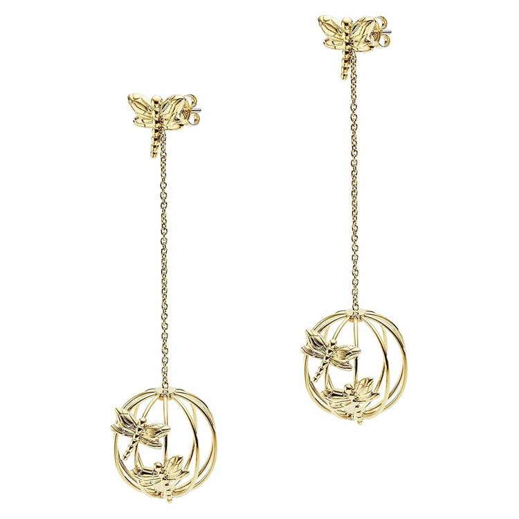 EMPORIO ARMANI Stainless Steel Earrings Women's Gold