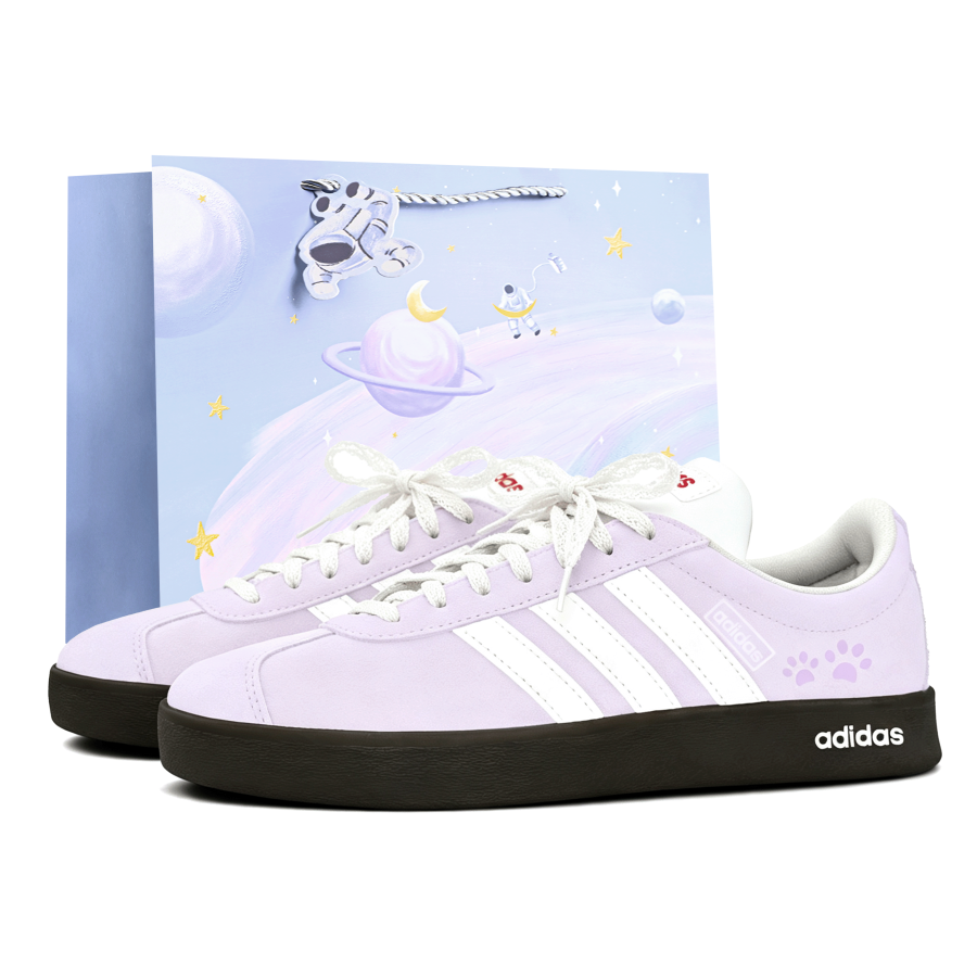 Adidas Adidas VL COURT 2.0 Low top Skateboard Shoes Unisex Purple