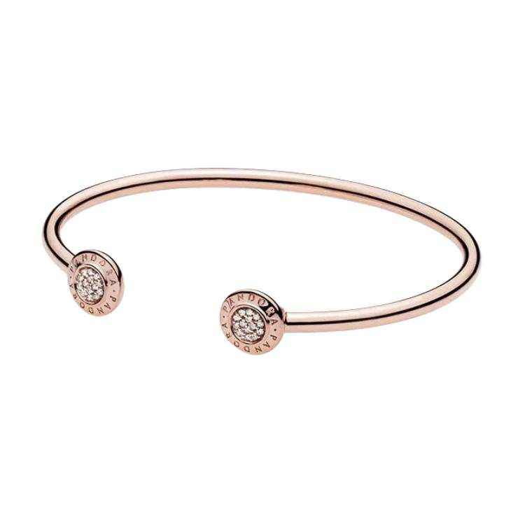 Pandora Bangles Women's Rose Gold