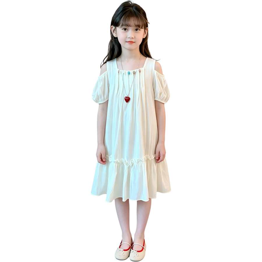 YALU Grade School Dresses Camisole Moderate Midi Skirt