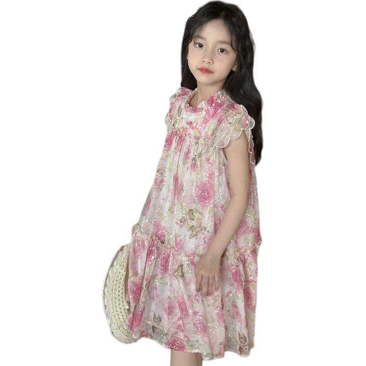 YALU Grade School Dresses Stand Collar Moderate Midi Skirt
