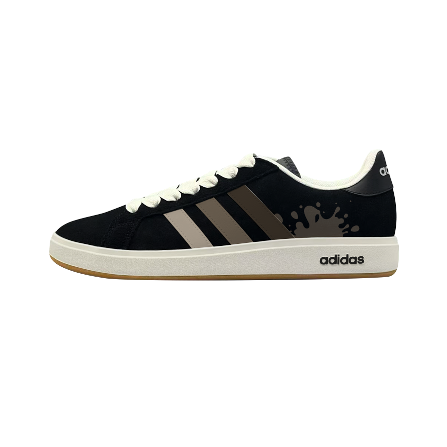 Adidas Adidas Grand Court Base 00s Ink Brown Gradient Skateboard Shoes Unisex
