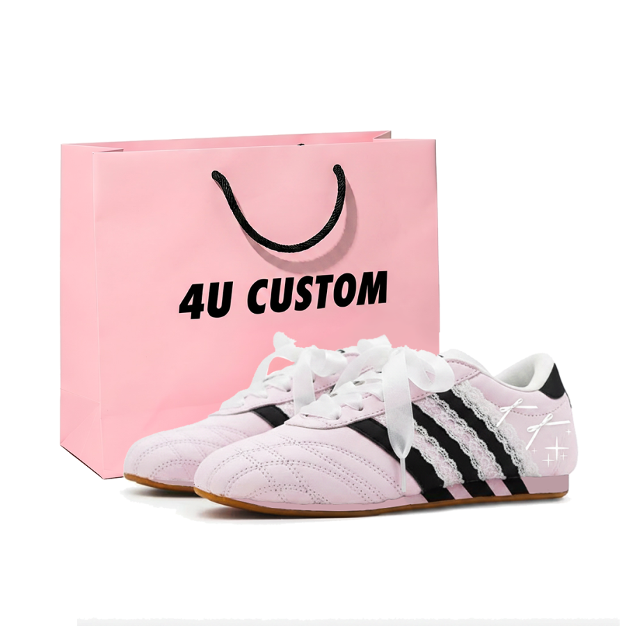 Adidas Originals Taekwondo Pink Mist Ballet, Shopping Bag Slip Resistant, Abrasion Resistant, Breathable Low top