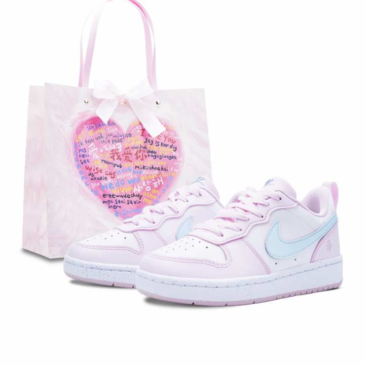 Nike Nike Court Borough Strawberry Mousse LD Low top Skateboard Shoes Unisex Pink