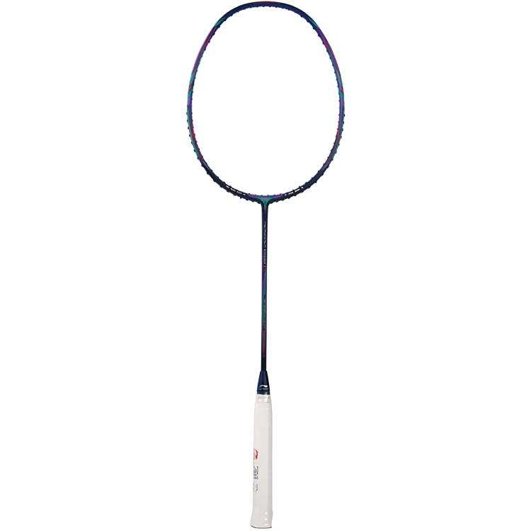 Li-Ning Li Ning Full Carbon Badminton Rackets Control Type All around Defense Upper Class 670mm Single Racket Blue