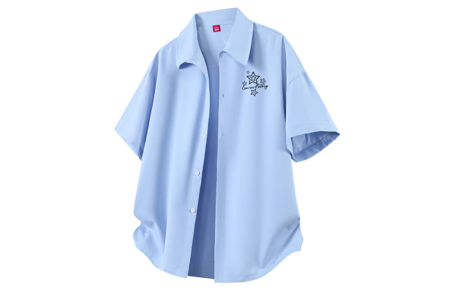 Disney Disney Shirts Unisex Lapel Thin Shirt